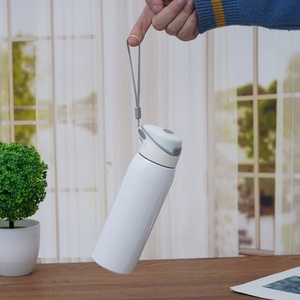 Gobelet isotherme simple en acier inoxydable 304 à double paroi avec paille pour hommes/femmes/étudiants, portable pour sports de plein air, 6-12 heures - Product Image 2