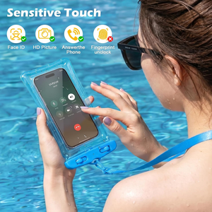 Custodia Universale Impermeabile in PVC Trasparente per <span class=keywords><strong>iPhone</strong></span> e Samsung - Borse per Cellulari - Product Image 4