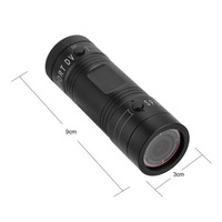 2026 Ultra HD 1080p Wasserdichte Action-Kamera mit 10x-20x Optischem Zoom für Outdoor-Sportarten, Motorrad- und Fahrradhelme, MicroSD