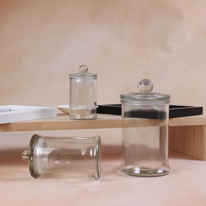 Bougeoir rond <span class=keywords><strong>en</strong></span> verre givré fait à la main, porte-bougie <span class=keywords><strong>en</strong></span> verre, 10 pièces - Product Image 6