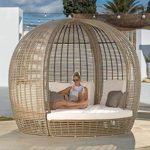 Tumbona de ratán, tumbona de aluminio, tumbona, cama de día, playa, Hotel, piscina, muebles, Salón al aire libre - Product Image 3