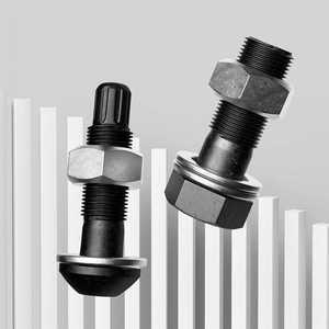 <span class=keywords><strong>Dimensioni</strong></span> di <span class=keywords><strong>Bulloni</strong></span> di Controllo ad Alta Tensione con <span class=keywords><strong>Testa</strong></span> <span class=keywords><strong>Esagonale</strong></span> Doppia Pesante e Configurazioni a <span class=keywords><strong>Testa</strong></span> Tonda con Chiusura a Vite - Product Image 2