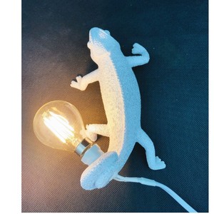 Luz de noche para cabecera, personalidad creativa, forma de Animal, lámpara de pared de cuervo negro, lámpara de mesa de luz Led camaleón - Product Image 3