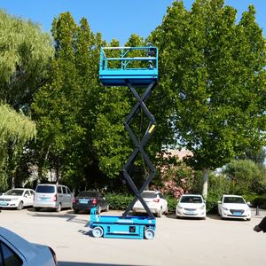 Лучшая цена! 10-метровый гидравлический ножничный подъемник с грузоподъемностью 200 кг, передвижная рабочая платформа. - Product Image 2