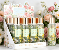 SCENABELLA Brume parfumée moderne 250ml, parfum floral longue durée, spray corporel, brume parfumée élégante à la fleur bleu clair pour femmes