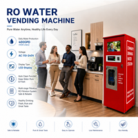 Estación de Recarga de Agua Potable Comunitaria de 400 Galones por Día Directo de Fábrica, Dispensador de Agua RO Comercial, Máquina Expendedora