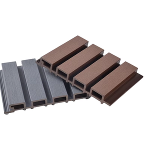 <span class=keywords><strong>Panel</strong></span> de Pared Exterior Impermeable y Ecológico de Plástico para Hoteles y Villas con Diseño Moderno y Textura de Madera - Product Image 4