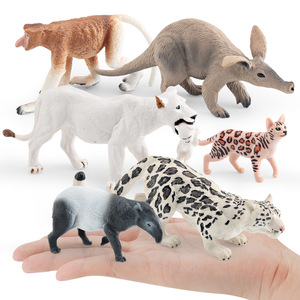 Simulation transfrontalière d'animaux sauvages avec des oursons lionne blanche aardvark chat du <span class=keywords><strong>Bengale</strong></span> proboscis singe tapir léopard des neiges - Product Image 3