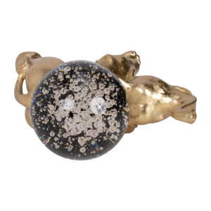 Statuetta di Elefante con Sfera di Cristallo, Scultura Decorativa per Casa, Sfera di Vetro per Soggiorno, Scaffale, Ufficio, Bagno - Product Image 6