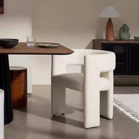 Fauteuil nordique moderne de luxe léger, siège individuel en tissu avec structure en bois, mobilier de maison pour hôtel, salon, réception, salle à manger