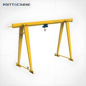 Grúa Pórtico Monoviga Eléctrica MH, Grúa Pórtico de Alta Capacidad de Elevación de 20 Toneladas, Grúa Pórtico de Elevación Simple - Product Image 4
