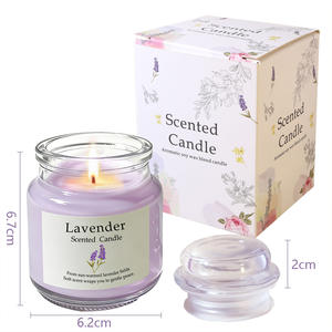 เทียนหอมแก้วทำมือคุณภาพสูง กลิ่นหอมติดทนนาน เป็นมิตรต่อสิ่งแวดล้อม ทำจากขี้ผึ้งถั่วเหลือง เหมาะสำหรับวันแม่ วันขอบคุณพระเจ้า และงานเลี้ยงสังสรรค์ - Product Image 6