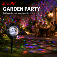 Projecteur LED étanche ZhonNa pour effet de neige, lumière laser de scène extérieure, lampe de jardin à neige mobile pour l'éclairage de scène de Noël