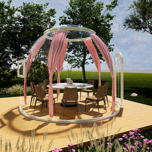 Современный дизайн прозрачный открытый павильон палатка отель-надувной пузырь домик с поликарбонатным прозрачным звездным домом материал ПК - Product Image 5