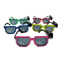 Light Up EL Wire Neon Glasses Glow Flashing LED Lunettes de soleil Costumes pour Rave Party, EDM, Halloween