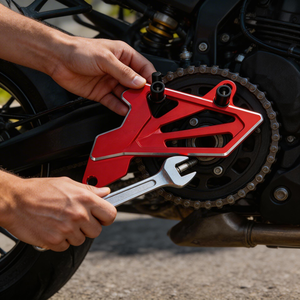 Accessoires de modification de moto adaptés aux modèles CRF250L CRF250M, couvercle de protection décoratif en aluminium pour pignon avant et chaîne - Product Image 5