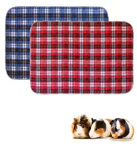 Washable Guinea Pig Bedding Reusable Waterproof Anti Slip Pee Pads Super Absorbent Hamsters Rabbits All Small Animal Cage Liners