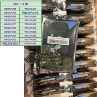 Disque dur violet WD30PURZ 3 To, 3,5 pouces, SATA3 6 Gbit/s, pour enregistrement vidéo 24/7 toutes conditions météorologiques, firmware AllFrame, MTBF 64, caméras HD
