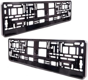 Tùy Chỉnh Châu Âu Kích Thước Xe Giấy Phép Tấm Khung Phía Trước Và Phía Sau Châu Âu Đức Kích Thước Tính Năng Phong Phú Nhựa Giấy Phép Khung - Product Image 1