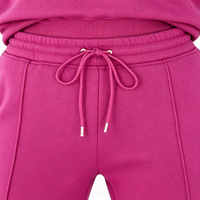 Ensemble 2 pièces sportif pour femme, débardeur sans manches et pantalon long, coupe ample, tenue décontractée, survêtement, vente en gros, OEM, logo personnalisé