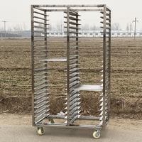 Chariot à plateaux en acier inoxydable 201 304 sur mesure pour la cuisson et le séchage au four