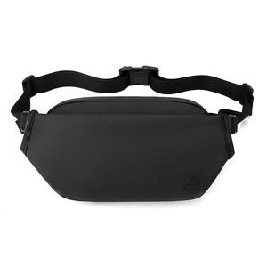 Sac banane unisexe imperméable en nylon, forme tonneau, moyen, avec fermeture éclair, sac à bandoulière minimaliste tendance, pochette pour téléphone - Product Image 2