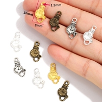 Chaînes d'accessoires de bijoux en alliage DIY - Pendentif montre, bracelet vintage, porte-clés, petit pendentif