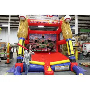 Outdoor party event juegos inflables infantil junior sports Inflatable world of basesball sports game soccer sport game