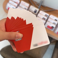 Cartes de visite personnalisées en PVC noir avec logo imprimé de haute qualité, cartes postales, cartes de remerciement pour mariage, cadeaux d'affaires