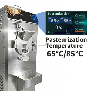 Máquina de Helado Duro Italiana Comercial con Congelador por Lotes y Pasteurizador DCH-38SP - Product Image 5