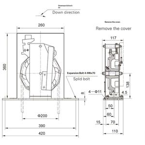Limiteur de vitesse d'ascenseur en métal Hebei Dongfang Fuda XS1/XS2 Chine Applicable à Kone <span class=keywords><strong>Fujita</strong></span> pour les appartements, les hôtels, les villas, les hôpitaux - Product Image 2
