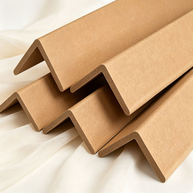 Recyclable Paper Edge Protector Board for Furniture Glass Tile Pallet Transport Packing Compression Resistant Corner Protection