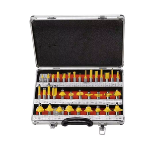 Kit d'outils de fraisage pour le façonnage, <span class=keywords><strong>35</strong></span> pièces/ensemble, fraise à bois à tige de 1/2 pouce, pour le rabotage - Product Image 2
