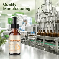 Gouttes liquides de berbérine OEM à succès avec cannelle de Ceylan pour le métabolisme, le soutien de la glycémie et le système immunitaire