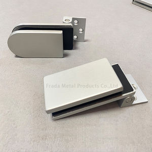 ประตูห้องอาบน้ำกระจกไร้กรอบ90องศาแบบทันสมัยบานพับกระจกเป็นอุปกรณ์กระจก - Product Image 3