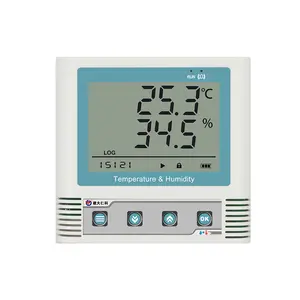 Sensor de temperatura e umidade sem fio portátil, lcd, logger de dados de temperatura e umidade para corrente fria