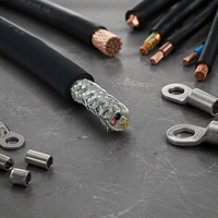 Kabel Encoder Data Fleksibel Tinggi MSFLEZX-DV310 Twisted Pair Berisolasi PVC Konduktor Tembaga Telanjang Kelas Otomotif Industri Bersertifikasi CE RoHS