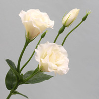 Fleur artificielle en soie de platycodon multi-têtes délicate, haut de gamme, pour décoration de mariage, salon et table à manger