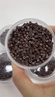 4,0mm & 5,0mm silikon gefütterte Mikro ringe Haar verlängerungen Micro Links für menschliches Haar mit in der Tasche verpacktem Werkzeug