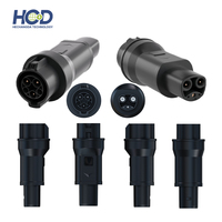 Adaptateur de charge pour véhicule électrique HcD J1772 Type 1 vers NACS, AC 110-250V, IP55/67, pour Tesla Model 3 Y S X, connecteur de chargeur de véhicule électrique NACS