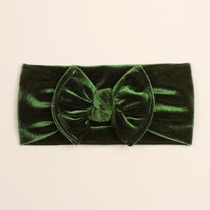 Del bambino del legame <span class=keywords><strong>con</strong></span> d'oro di velluto arco del legame dei capelli <span class=keywords><strong>con</strong></span> l'arco dei capelli per il capretto del bambino dei capelli accessori commercio all'ingrosso - Product Image 4