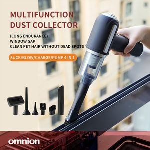 Mini <span class=keywords><strong>aspirateur</strong></span> 4 en 1 portable puissant pliable multi-usages personnalisé en usine <span class=keywords><strong>avec</strong></span> chargeur de buse à brosse - Product Image 4