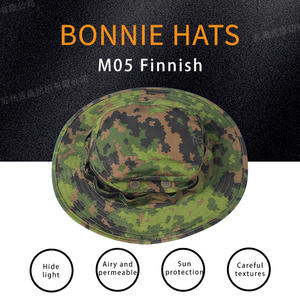 Gorro <span class=keywords><strong>Bonnie</strong></span> de Camuflaje Bosque Finlandés M05, Tela Táctica Impermeable de Nailon y Algodón Rip-stop NYCO 50/50, Especificaciones Militares, NIR - Product Image 3
