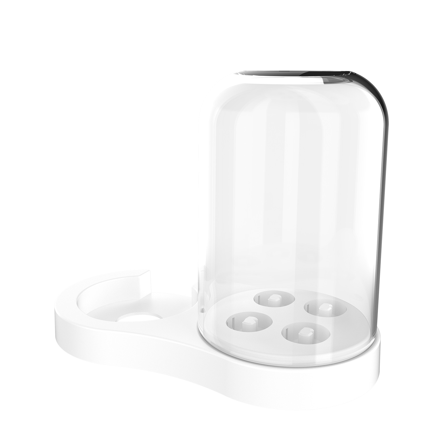 iO Charger Stand - White Dustproof Mouthwash Cup