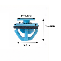 100 Pièces Bleues pour Véhicules Kia Modernes 877561F000 – Clips Décoratifs Fixes en Plastique, Pinces de Pression pour Carrosserie Automobile