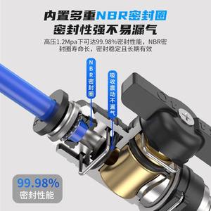 Vanne manuelle BUC avec raccord rapide pour tuyau d'air, interrupteur de vanne, contrôle d'air en ligne, tailles 4/6/8/10/12 mm - Product Image 4