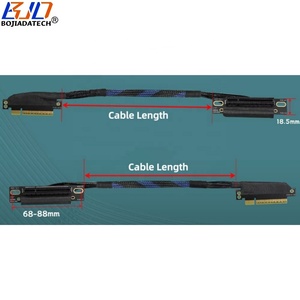 270 度反向 PCI-E 4.0 8X 转 X8 GEN4 显卡 GPU 转接延长线 16Gbps 0.3M 0.4M 0.5M 0.6M 适用于 AI 服务器 - Product Image 5