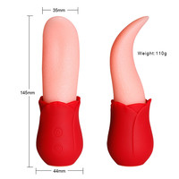 Silikon Sextoy Zungen-Leck-Vibrator für Frauen Sexspielzeug Orgasmischer Weiblicher Masturbator Nippel-Massagegerät Klitoris-Stimulator