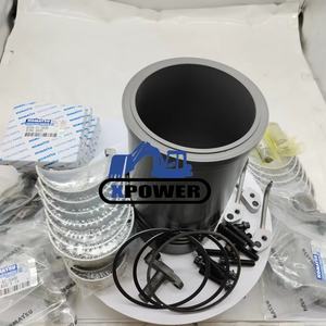 XPower nouveau Piston 6D125 avec anneau chenille pelle Machine lourde Construction pièces de machines Kit de revêtement de cylindre noir/argent - Product Image 4