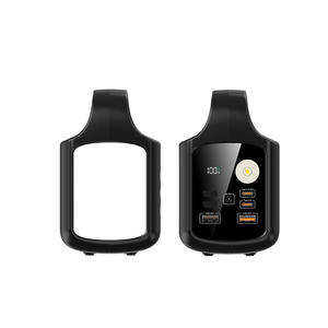 Power Bank 50000mAh With Built In <b>Cable</b> Fast <b>Charging</b> Multiple <b>USB</b> Outputs Camping Light Black And White - Product Image 5